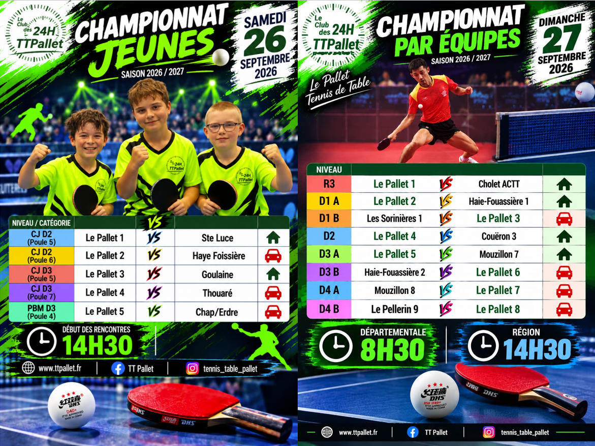 1ère journée de championnat