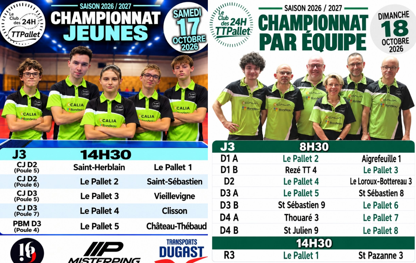3ème journée de championnat