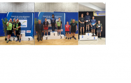 Le TTP sur tous les podiums !